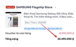 Samsung chơi "khô máu": Sale "sập sàn" Galaxy S25 Ultra chỉ còn hơn 25 triệu đồng, bản thường cũng chỉ 15,99 triệu đồng