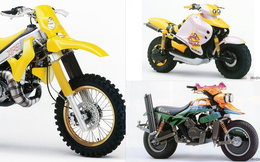 Hơn 30 năm trước Suzuki đã từng làm ra những chiếc xe máy 'siêu nhân' dẫn động hai cầu như ô tô