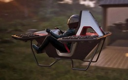 Đây là chiếc mô tô bay được chế tạo từ 48 động cơ phản lực thu nhỏ và bạn có thể mua trước với 990 USD