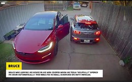 Hy hữu khoảnh khắc xe Tesla đánh ghen với vợ ba của chủ!