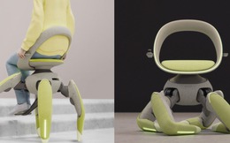 Toyota ra mắt ghế robot Walk Me: Cơ chế đi bộ bốn chân, vận hành bằng mô tơ điện, tải trọng 100 kg, kết hợp thiết kế giữa xe lăn và robot