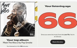 Spotify Wrapped 2025 bất ngờ "lật mặt" người dùng với chỉ số Listening Age khiến ai cũng giật mình