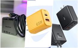 7 củ sạc nhanh 65W nhiều cổng mà giá siêu rẻ từ 100.000đ, có cả hãng lớn Baseus, Ugreen...