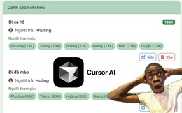 Đồng nghiệp than thở chuyện chia tiền ăn, tôi dùng Cursor AI code luôn ra trang web tính tiền "xịn" hơn Splitwise: Tốn chưa tới 1 giờ, chi phí không tới 2 bát phở