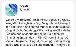 iOS 26 đã có bản chính thức, cập nhật để trải nghiệm Liquid Glass ngay