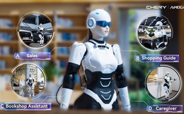 Hãng xe ô tô Trung Quốc bất ngờ giới thiệu một loạt robot hình người từ cảnh sát đến bác sĩ máy, có thể nói được 10 thứ tiếng!