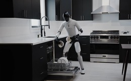 Helix 02: Robot hình người đầu tiên trên thế giới có thể tự mang bát đĩa đi rửa