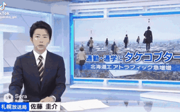 Ngày này đã tới rồi sao: Khung cảnh người Nhật dùng chong chóng tre bay đi làm đi học gây bão