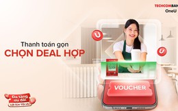 Quét QR, dùng voucher và U-Point thanh toán, cơ hội nhận iPhone 18 Pro từ Techcombank