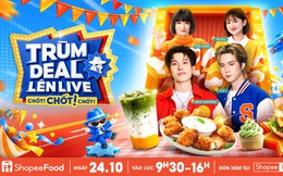 Đón mùa lễ hội cùng ShopeeFood với loạt deal hời giảm đến 50% trên Trùm Deal Lên Live 24.10