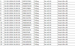 50 chủ xe bị phạt nguội dịp Tết có biển số sau nhanh chóng nộp phạt theo Nghị định 168, vi phạm tới 20 triệu đồng