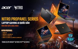 Laptop gaming Nitro thế hệ mới với nhiều cải thiện vượt trội