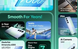 realme ra mắt điện thoại pin 7000mAh, màn hình 144Hz và giá chỉ hơn 3 triệu đồng