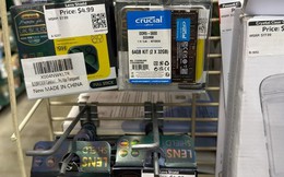 Thu ngân không nhận ra linh kiện gì, người dùng mua được bộ RAM 64 GB DDR5 trị giá 26 triệu với giá 184.000 đồng