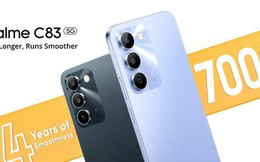 Realme C83 5G ra mắt với pin 7000mAh, màn hình 144Hz và độ bền chuẩn quân đội