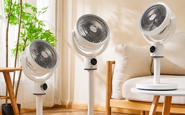 4 mẫu quạt tích điện đáng sắm mùa hè này: Mất điện không còn là “ác mộng”, có mẫu pin 20.000mAh dùng được vài ngày