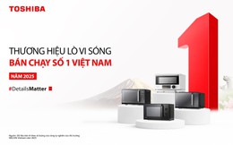 Toshiba trở thành thương hiệu lò vi sóng bán chạy số 1 Việt Nam năm 2025