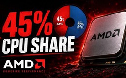 AMD sắp chạm mốc 45% CPU trên Steam, áp sát Intel hơn bao giờ hết
