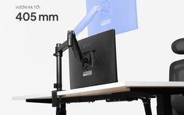 Giá đỡ màn hình mới của HyperWork giúp nâng cao thêm 300 mm cho người ngồi bàn thấp