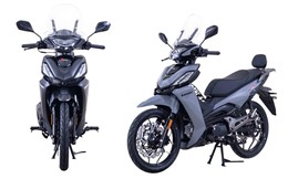 Tân binh xe số 125cc đến từ Hy Lạp sở hữu hàng loạt trang bị độc lạ: Kính chắn gió, tựa lưng tháo rời cùng đĩa phanh khủng 320 mm