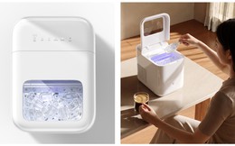 Xiaomi ra mắt máy làm đá mini: Chỉ từ 6 phút có đá, tích hợp đèn UV khử khuẩn, giá chỉ hơn 1 triệu