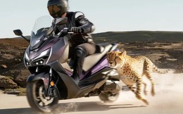 Mẫu xe tay ga SYM 300cc giá 96 triệu trang bị phanh cua nghiêng thách thức vị thế Honda SH350i