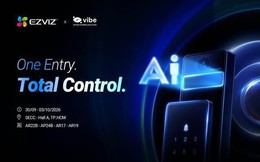 EZVIZ MIRA kết nối khóa cửa, camera tại VIBE 2026