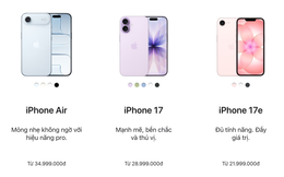 Apple vừa tăng giá iPhone đời cũ: iPhone Air giờ ngang giá bản Pro Max, iPhone 17e tăng lên tận 22 triệu