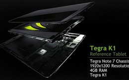 CES 2014: Nguyên mẫu tablet dùng VXL Tegra K1, RAM 4 GB từ Nvidia