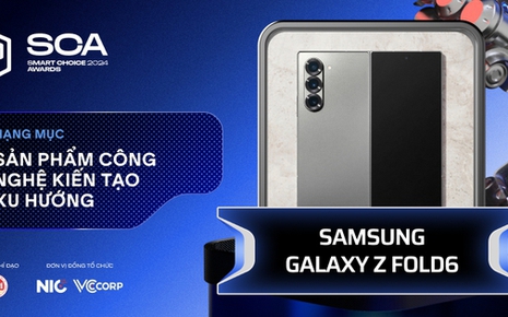 Galaxy Z Fold6 giành giải thưởng Sản phẩm Kiến tạo Xu hướng, khẳng định vị thế dẫn đầu đổi mới sáng tạo