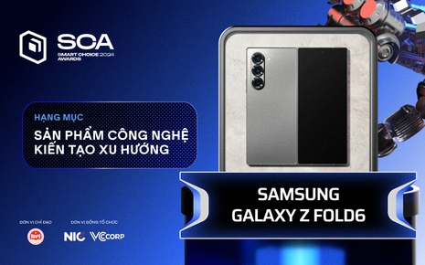 Galaxy Z Fold6 giành giải thưởng Sản phẩm Kiến tạo Xu hướng, khẳng định vị thế dẫn đầu đổi mới sáng tạo