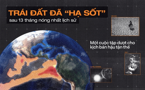 Trái Đất đã “hạ sốt”, sau 13 tháng nóng nhất lịch sử: Một cuộc tập dượt cho kịch bản hậu tận thế