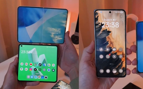Video iPhone Fold in 3D so kè thiết kế với OPPO Find N5 và 17 Pro Max: To bè độc lạ, biết đâu thành tiêu chuẩn tỉ lệ màn mới?