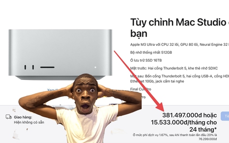 Xem thử giá Mac Studio bản "max option" và cái kết... hết hồn: Đắt hơn cả Vinfast VF3!