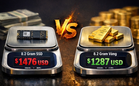 Thật không thể tin nổi: giờ SSD còn đắt hơn cả vàng - tất cả là tại AI