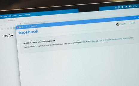 Facebook lại sập, chưa rõ nguyên nhân
