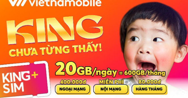 Sim King mới ra mắt với những ưu đãi choáng ngợp