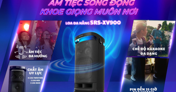 Sony launches multi-function speaker SRS-XV900 to help live party sound, show off your voice everywhere