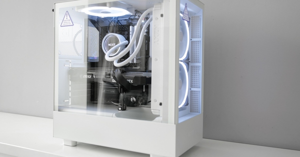 Đánh giá case máy tính NZXT H5 Elite White: Vẫn thoáng khí, nhưng sự khác biệt tới từ vẻ đẹp