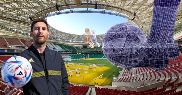 Cooling the stadium, the blind also experience football