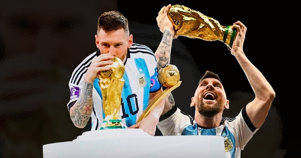 Mừng đội tuyển Argentina hình ảnh messi world cup 2022 trên sân cỏ Qatar