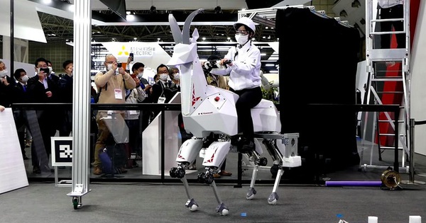 Kawasaki unveils a rideable robotic goat