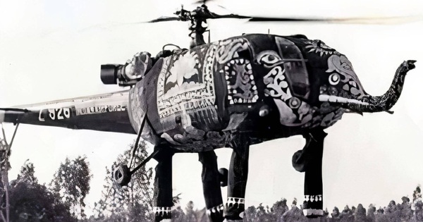 India once used an “elephant-shaped helicopter” to fly in the sky