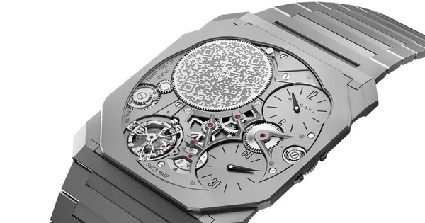The world’s thinnest mechanical watch, priced at 440,000 USD, but comes with super weird design details on the surface