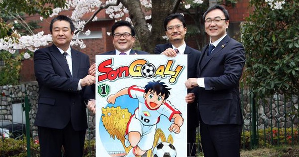 The Japanese publishing house announced the series “Son Goal”, with the main character being a teenage player with Vietnamese blood.