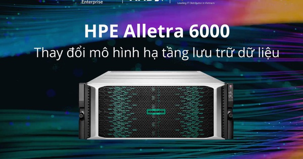 Elevate your experience with the HPE Alltra 6000 . data storage solution