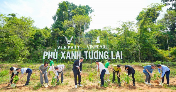 True to its promise, VinFast started planting 65,000 trees, corresponding to 65,000 VF8 and VF9 orders.