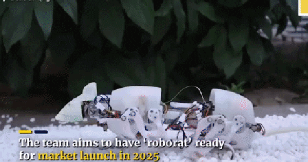 Các nhà khoa học Trung Quốc tạo ra chuột robot có thể di chuyển như thật và còn siêu khỏe