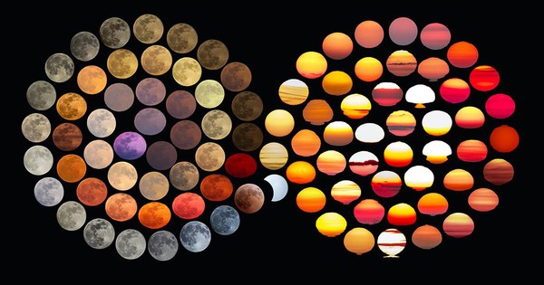 Photographer who spent 10 years capturing 48 beautiful colors of the moon