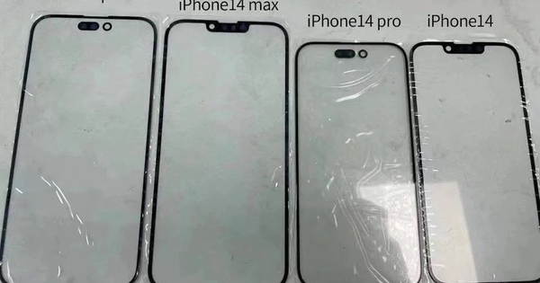 Leaked images show the punch-hole design on the iPhone 14 Pro